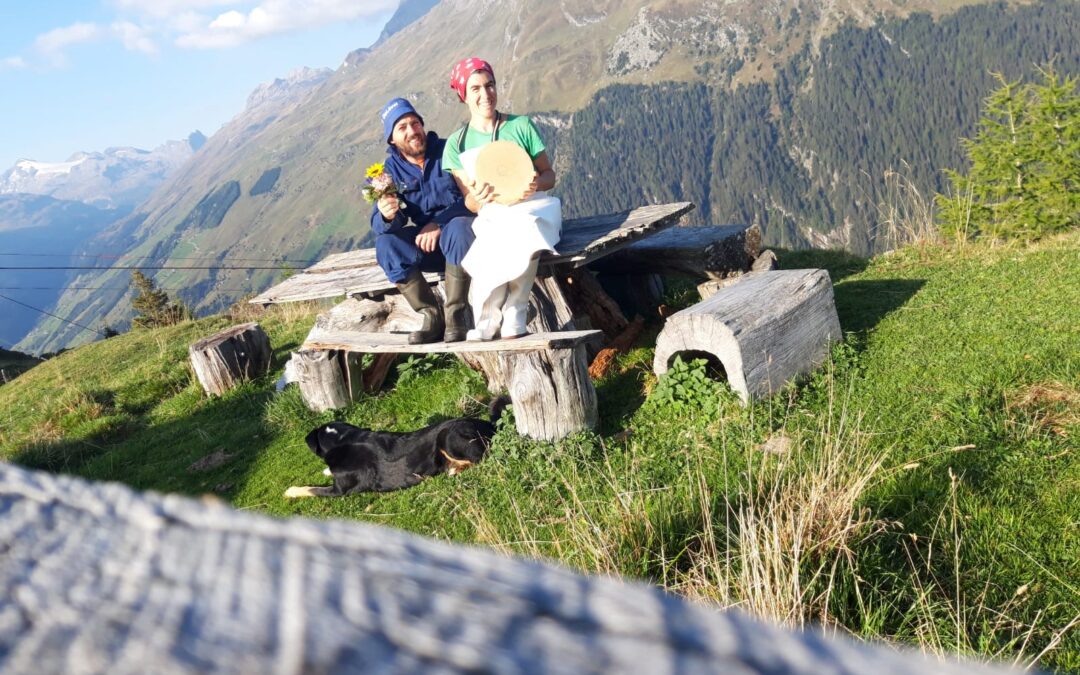 Alpkäse direkt von der Alp Rischuna, Graubünden